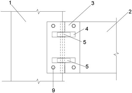 一种装配式混凝土梁柱节点干式连接结构