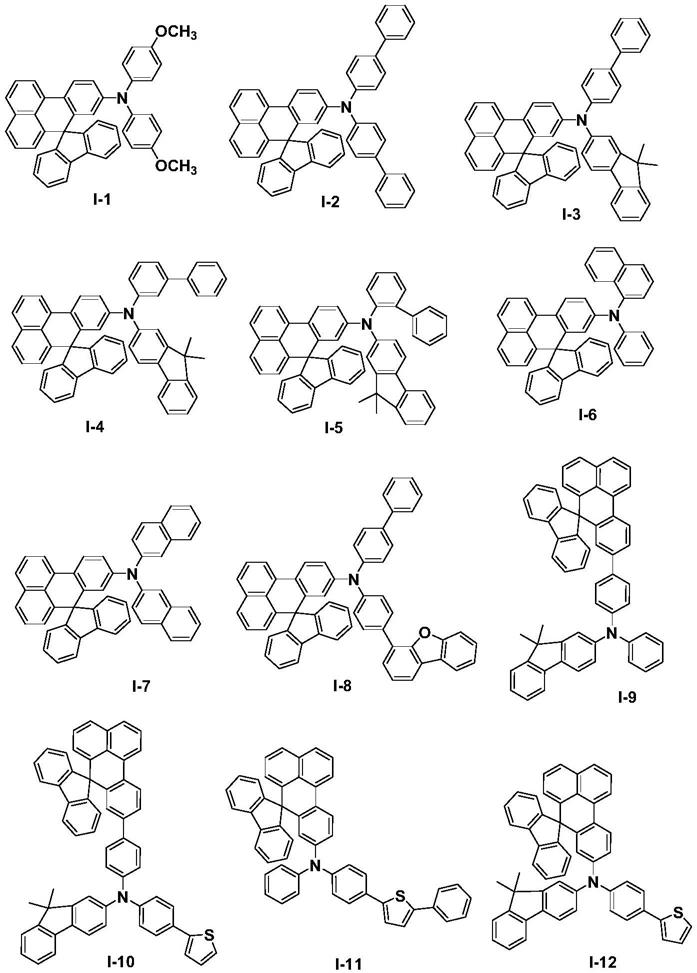 一种多功能有机芳胺半导体材料及其发光器件应用的制作方法