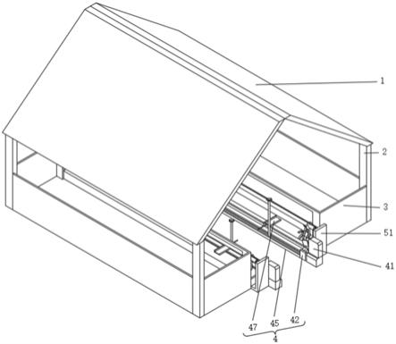 一种兽医用牛羊圈养舍的制作方法