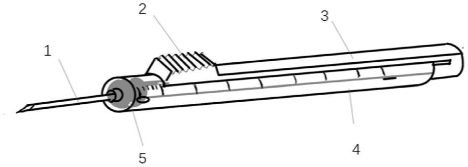 一种新型防抖尾静脉注射器的制作方法