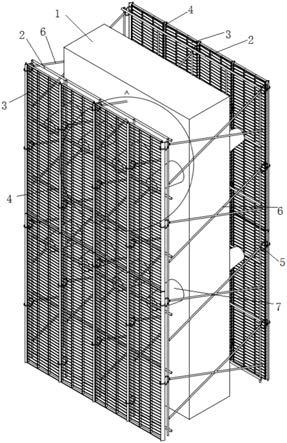 一种自带免拆网模的钢丝网架夹心板的制作方法