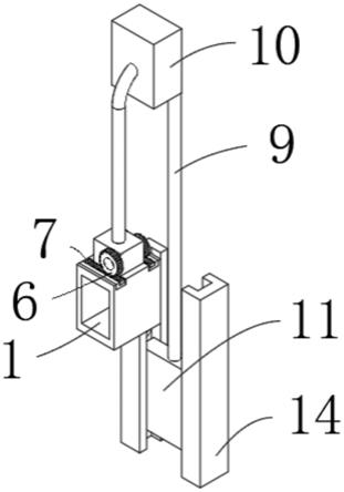 一种电梯维修用锁梯装置的制作方法