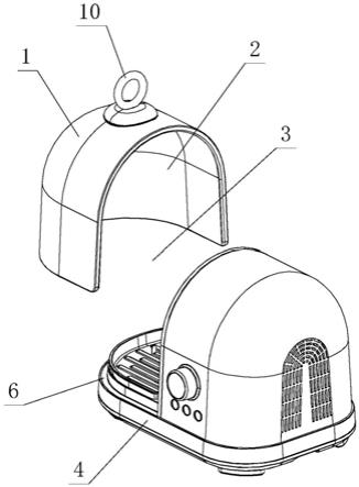 一种空气炸锅的防倾倒结构的制作方法