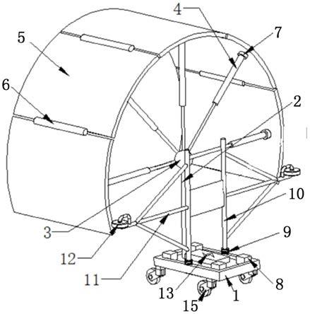 适用于圆形隧洞运检的滑行装置的制作方法