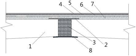 一种预应力混凝土双T板缝处理结构的制作方法