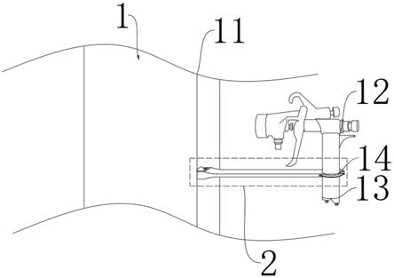 一种建筑施工涂料喷涂抹匀装置的制作方法