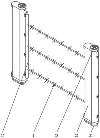 一种地面工程建设用临时隔离装置的制作方法