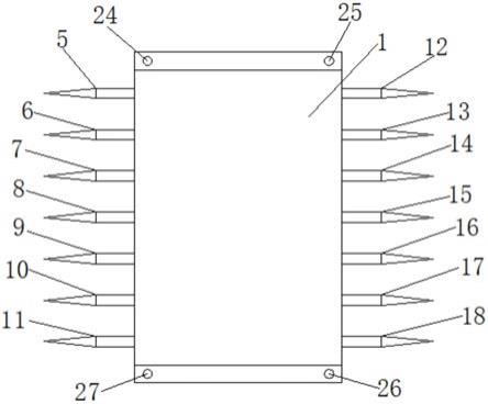 一种手机屏幕显示图像用的嵌孔式芯片模体结构的制作方法