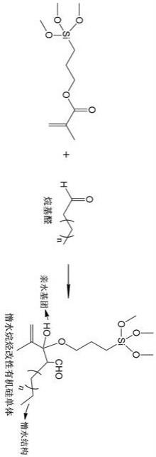 一种新型有机硅修饰的双亲丙烯酸乳液的制备方法与流程