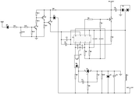 一种电动车专用的断电延时型DC-DC12V10A转换器的制作方法