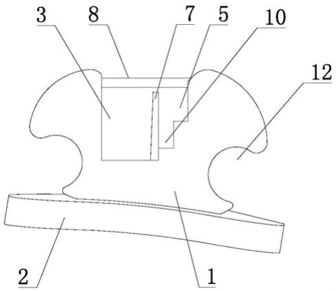 一种带开放辅助槽沟的正畸自锁托槽的制作方法