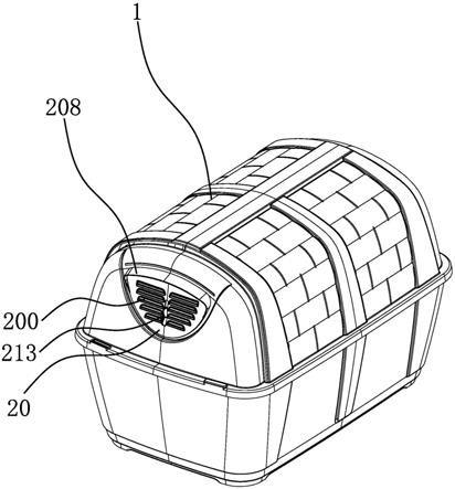 一种宠物笼的通风窗结构的制作方法