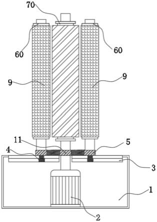一种缠绕膜机用收卷夹紧装置的制作方法