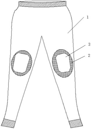 一种具有护膝功能的秋衣裤的制作方法