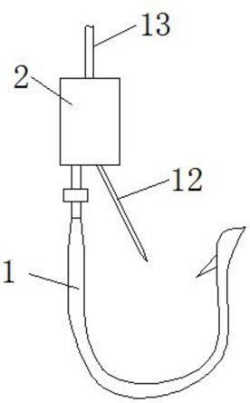 一种自动刺鱼的钓鱼钩的制作方法