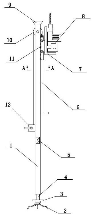 一种新型巷道顶板打孔装置的制作方法