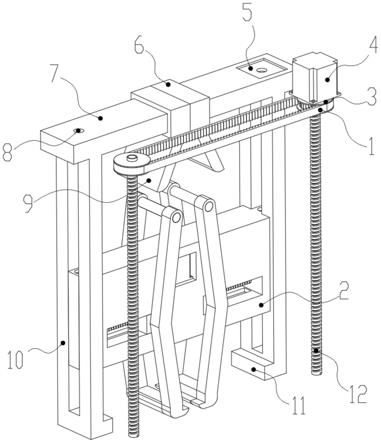 可调间距的建筑工程用T型柱状工件夹持夹具的制作方法