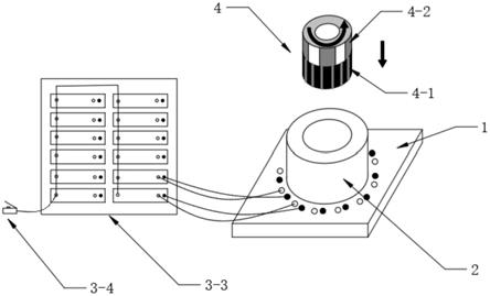 一种测量磁组中单体磁钢磁通量的装置的制作方法