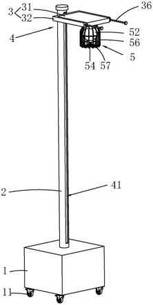 一种道路照明施工用灯具安装架的制作方法