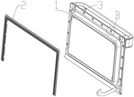 一种设有密封件的电烤箱门的制作方法