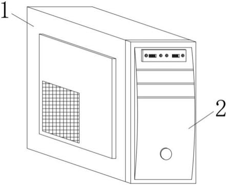 一种计算机主机温度检测装置