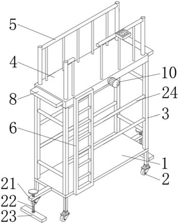 一种新型房建工程建筑脚手架的制作方法