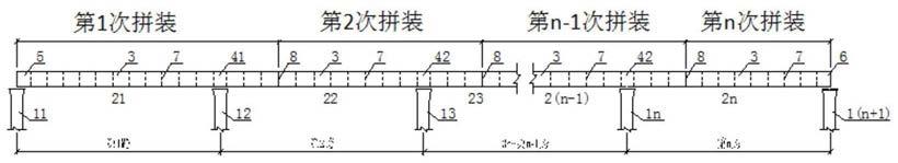 一种无湿接缝逐跨拼装预应力混凝土连续梁桥及施工方法与流程