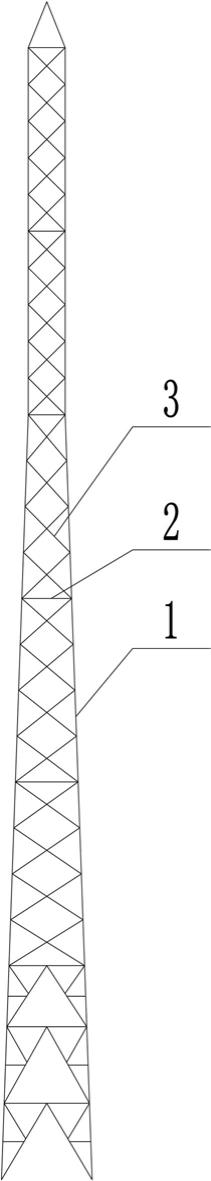 一种新型柔性支撑三管塔结构的制作方法