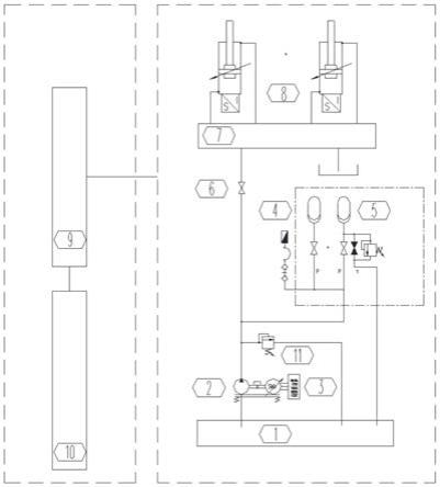 一种液压系统管道泄漏状态检测系统的制作方法