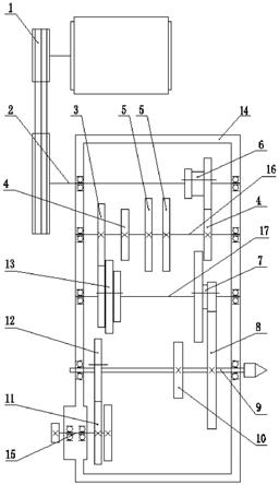 一种12速档的车床主轴箱总成的制作方法