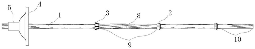 一种注浆锚索定长锚与定长注的锚固装置及支护方法
