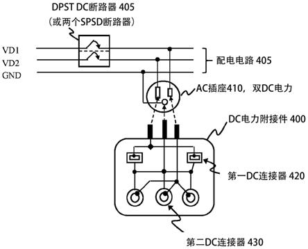 用于AC和DC共同配电的设备和方法与流程