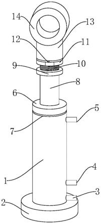 一种操作简单的调节式工程用液压缸的制作方法