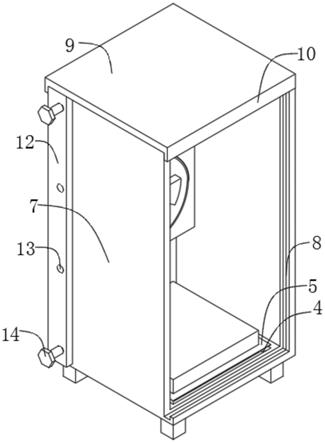 一种防潮散热型模块化结构的馈线柜的制作方法
