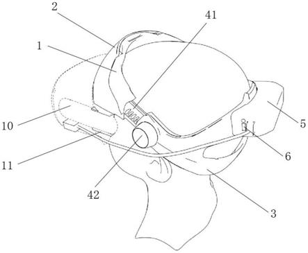 一种用于虚拟现实设备的VR设备的穿戴的制作方法