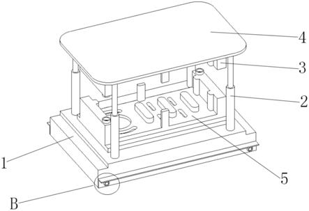 一种用于送线箱体加工用的模具的制作方法