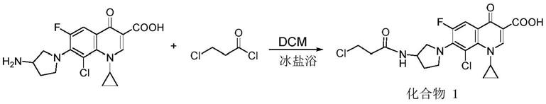 氯烷酰基氟喹诺酮在制备用于防治柑橘溃疡病的药物中的应用