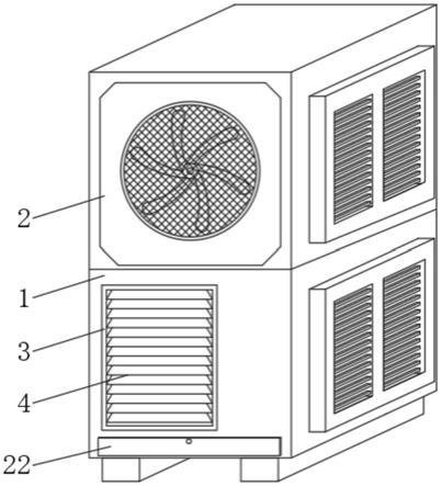 一种应用于被动式节能建筑的热泵式新风净化系统的制作方法