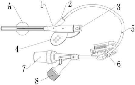 一种带防加偏单手夹的静脉留置针的制作方法