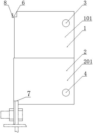 承力索棘轮框架驱鸟板的制作方法