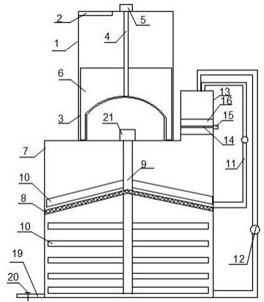 电杆生产用原料混合装置的制作方法