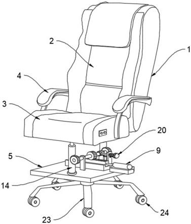 一种按摩椅液压升降机构的制作方法