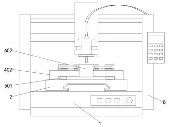 一种点胶机用定位固定装置的制作方法