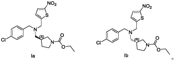 硝基噻吩甲胺类光学异构体及其医药用途