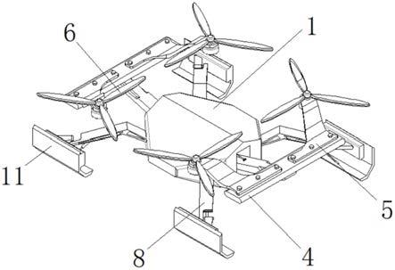 一种具有降落减震功能的5G无人机的制作方法