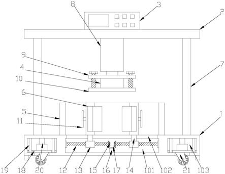 一种公路桥梁施工用移动检测装置的制作方法