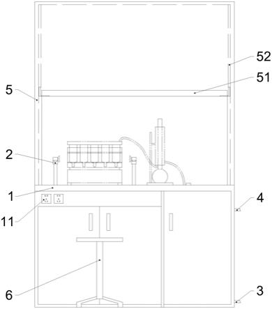 一种平行浓缩仪用操作台的制作方法