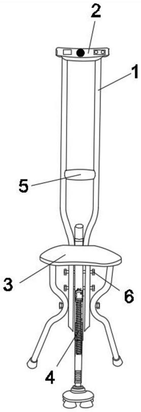 一种骨科护理用多功能智能拐杖的制作方法