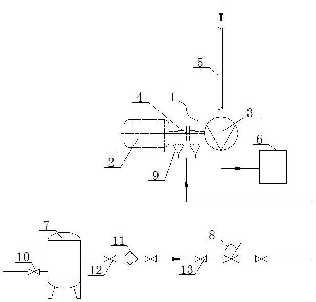 CEMS高温采样泵的联轴器冷却装置的制作方法