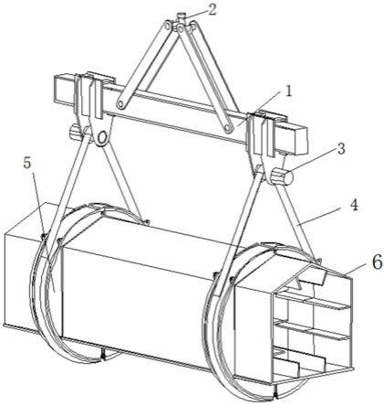 钢拱肋单钩空中翻身装置及其使用方法与流程
